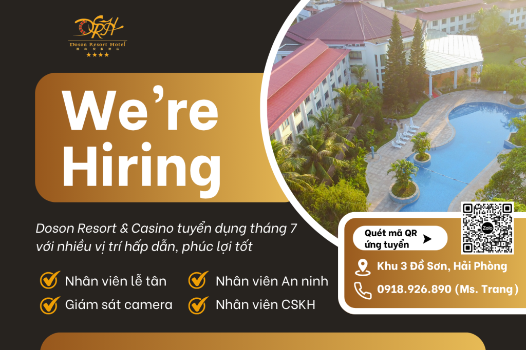 tuyen dung doson resort casino