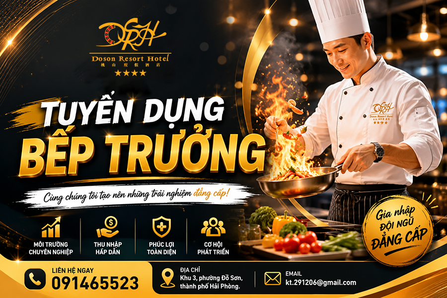 tuyen dung bep truong